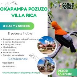 OXAPAMPA-POZUZO-VILLA RICA